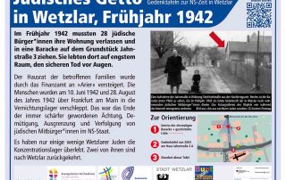 Bildvorschau auf Tafel 10 Jüdisches Getto Wetzlar Jahnstraße 1942
