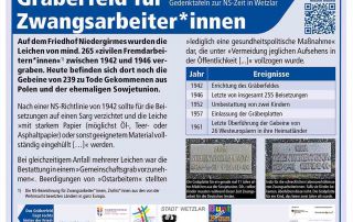 Bildvorschau auf Tafel 09 Gräberfeld NS-Zwangsarbeiter*innen